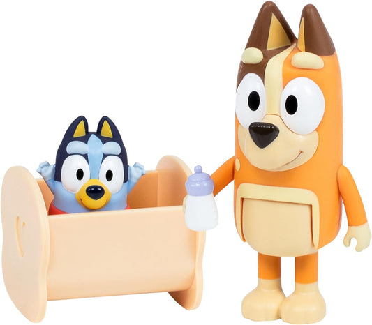 BLUEY Figure 2-Pack Baby Race