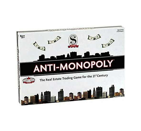 Anti-Monopoly Board Game