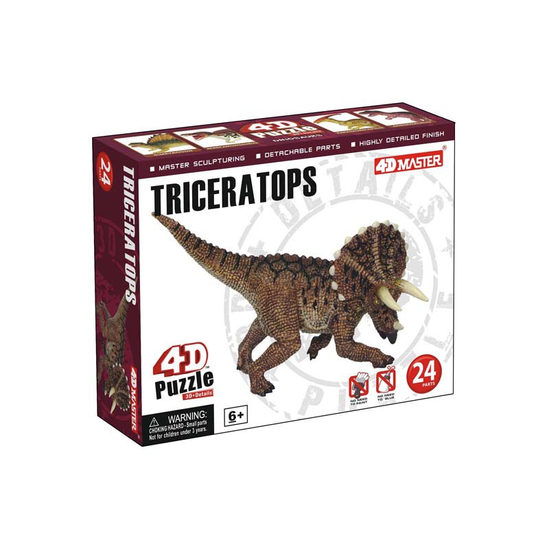 Hansen: 4D Puzzle Triceratops Dinosaur