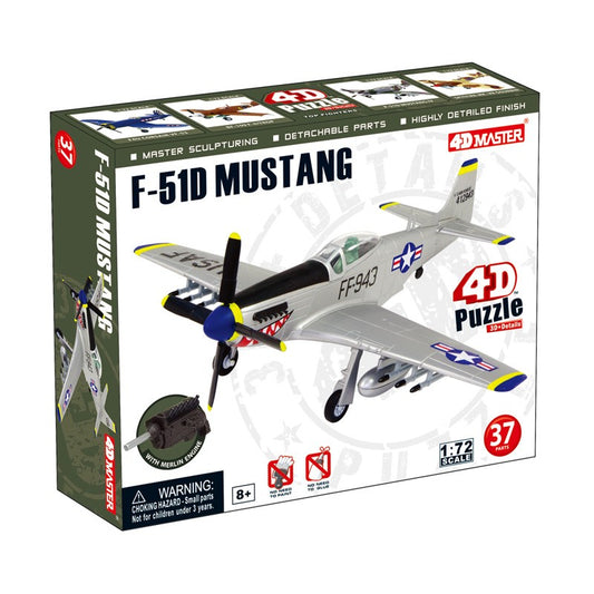 4D Puzzle F-51D Mustang