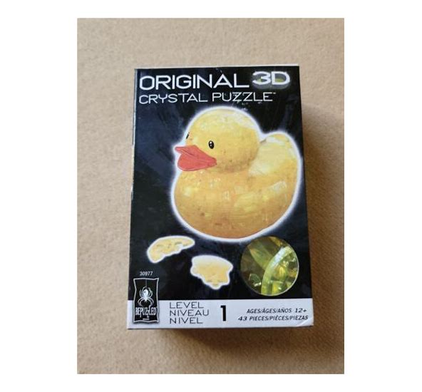 3D Crystal Puzzle: Rubber Duckie