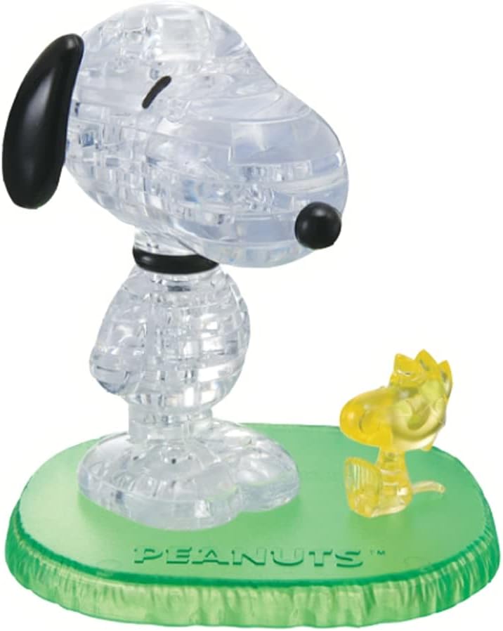 3D Crystal Puzzles: Peanuts - Snoopy & Woodstock