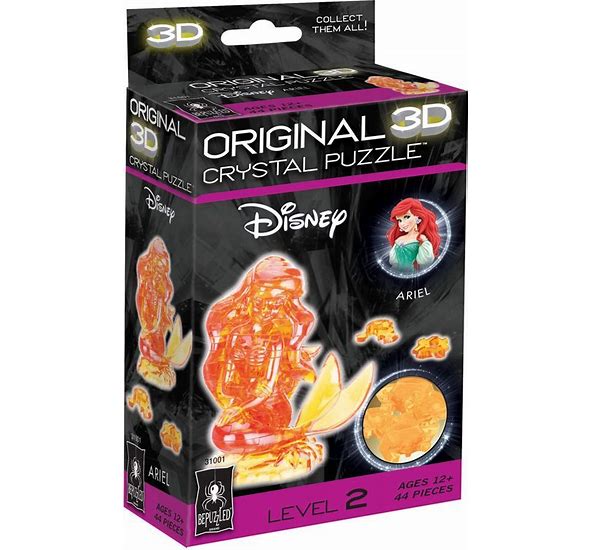 3D Crystal Puzzle: Disney's Little Mermaid Ariel (orange)