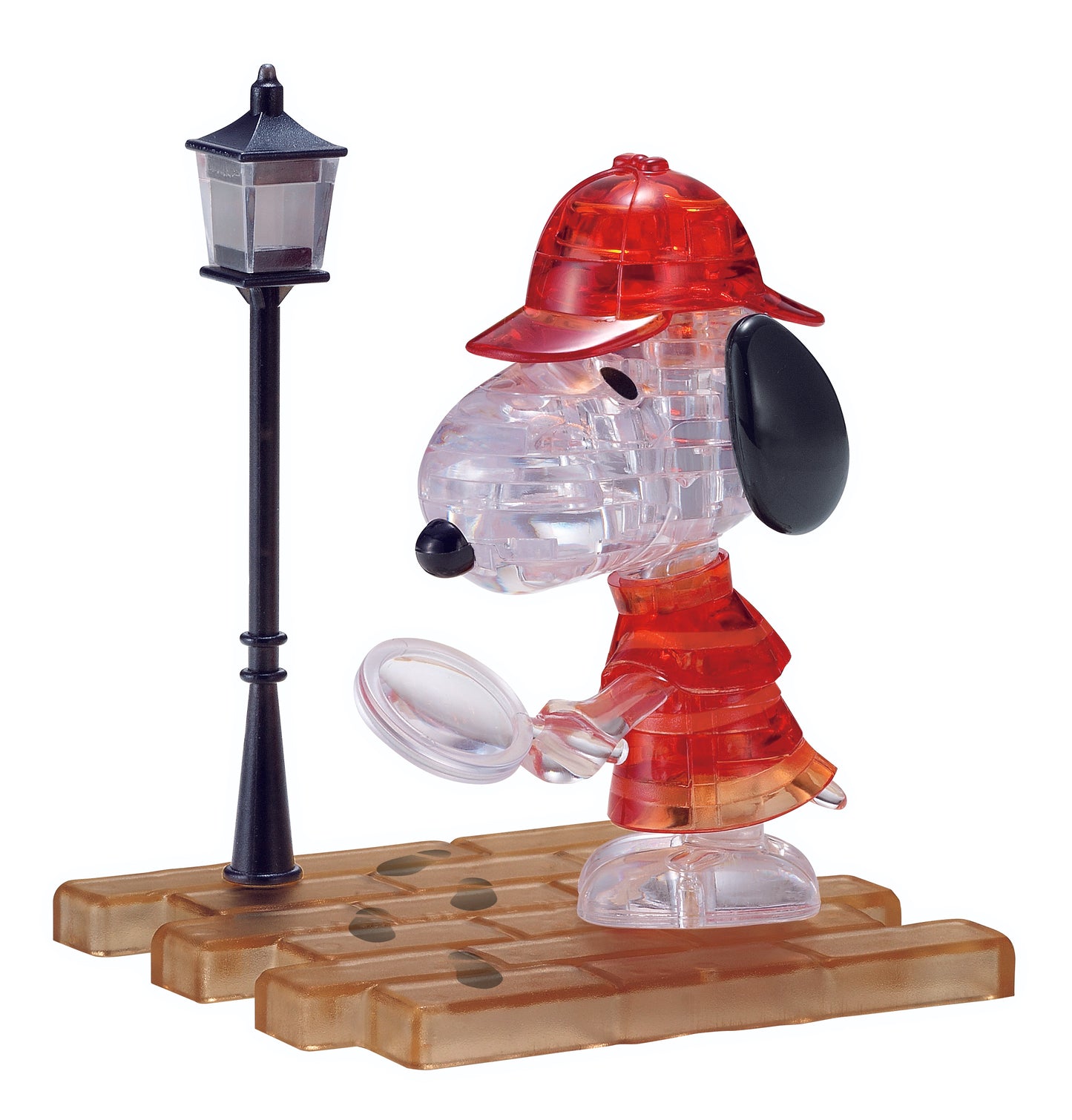 3D Crystal Puzzle: Peanuts - Snoopy Detective