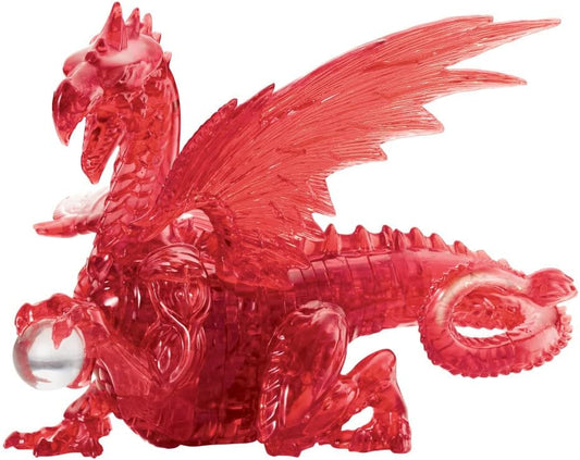 3D Deluxe Crystal Puzzle: Dragon (red)