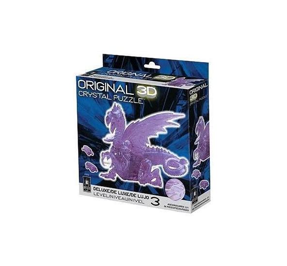 3D Deluxe Crystal Puzzle: Dragon (purple)