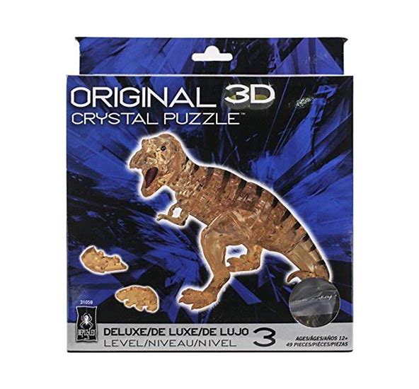 3D Deluxe Crystal Puzzle: T-Rex (brown)