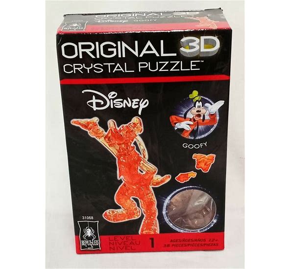 3D Crystal Puzzle: Disney's Goofy (orange)