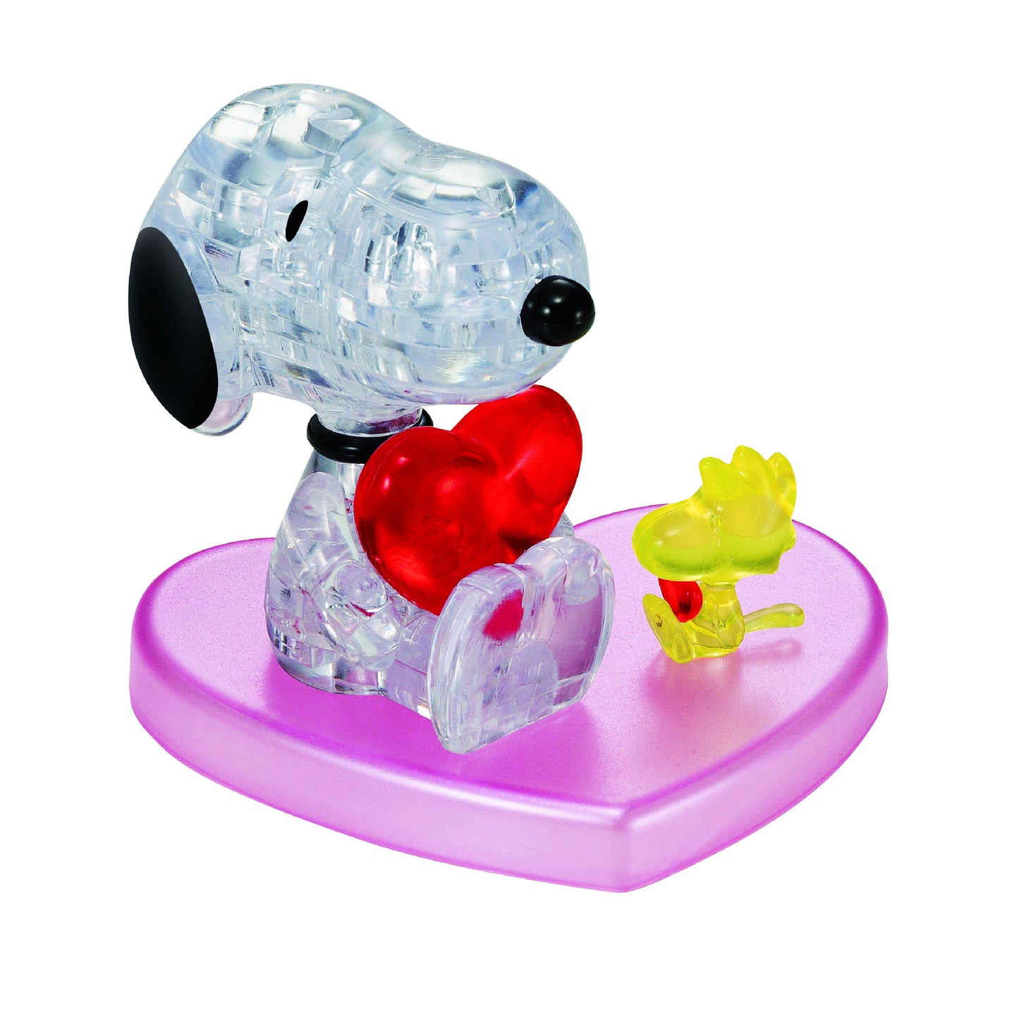 3D Crystal Puzzle: Peanuts - Snoopy Heart