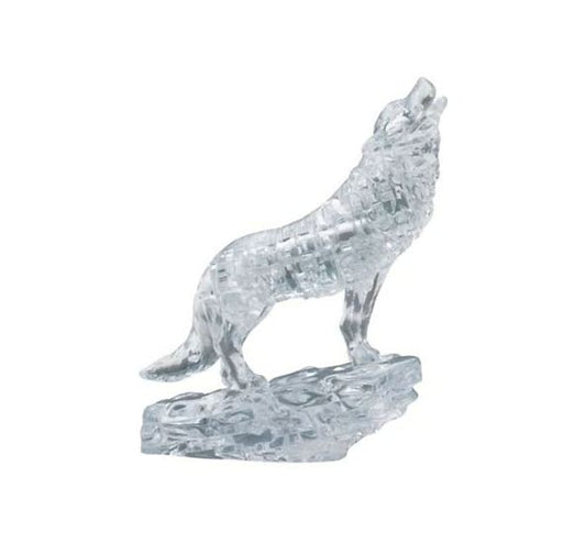 3D Crystal Puzzle: Wolf (white)