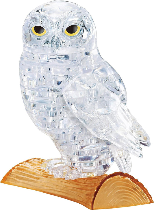 3D Crystal Puzzle: Owl (white)