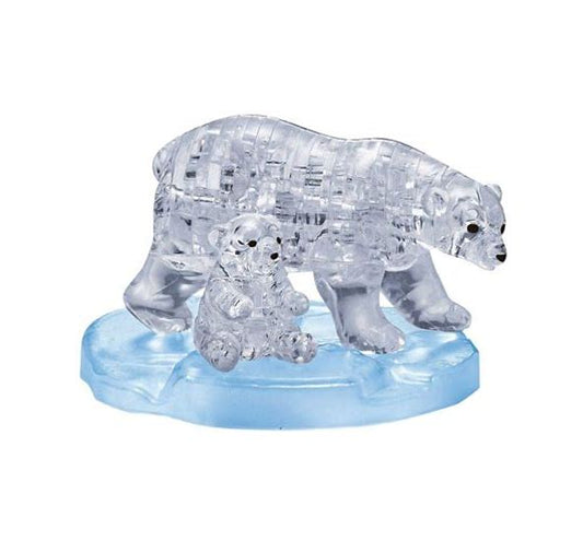 3D Crystal Puzzle: Polar Bear & Baby