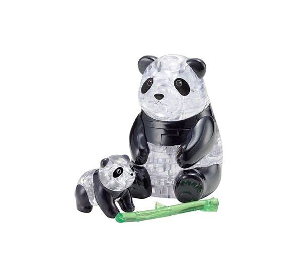 3D Crystal Puzzle: Panda & Baby