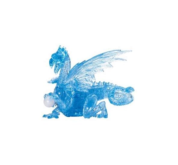 3D Deluxe Crystal Puzzle: Dragon (blue)