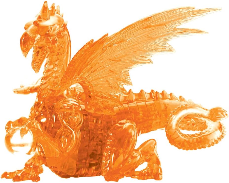 3D Deluxe Crystal Puzzle: Dragon (orange)