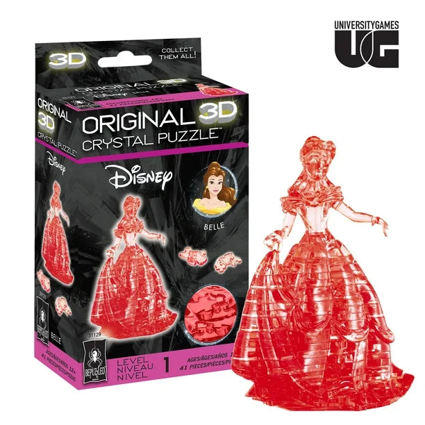 Licensed Crystal Puzzle- Belle (Rose)