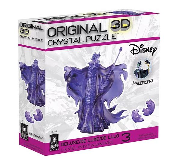 3D Deluxe Crystal Puzzle: Disney's Maleficent (purple)