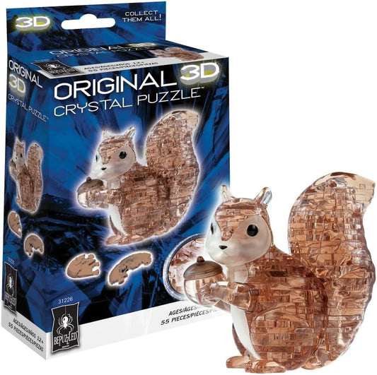 3D Crystal Puzzle: Squirrel