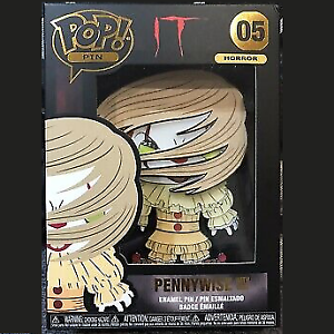 Funko POP Pin! Horror: IT - Pennywise (with Wig) (CHASE)