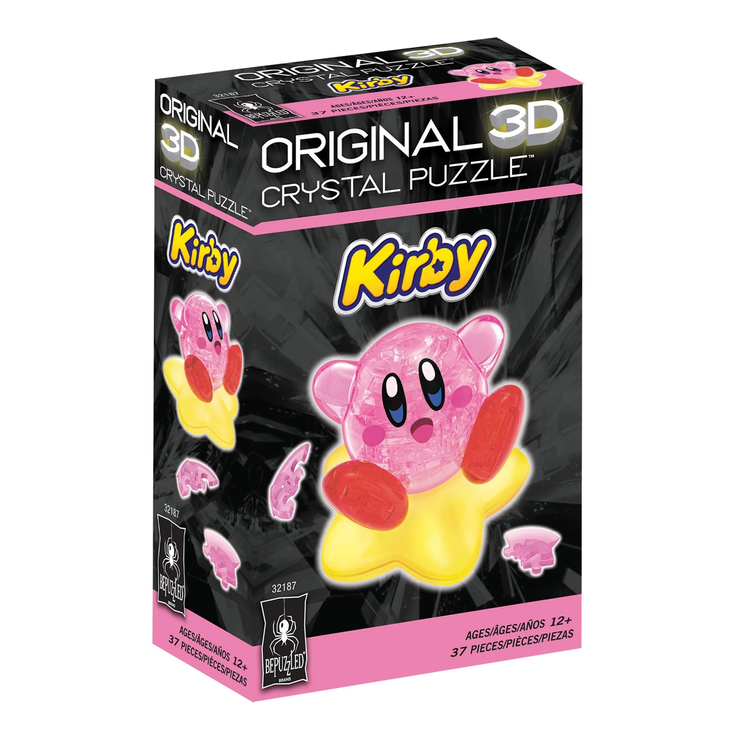 3D Crystal Puzzle - Nintendo Kirby: 37 Pcs