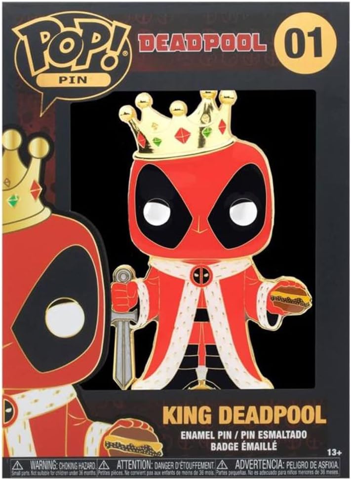 Funko Pop! Pins: Marvel - King Deadpool