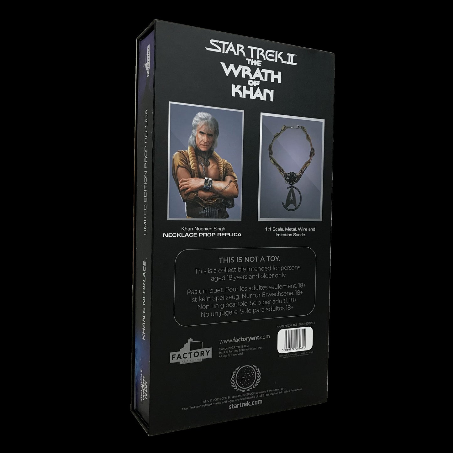 Star Trek II: The Wrath Of Khan - Khan's Necklace Limited Edition Prop Replica