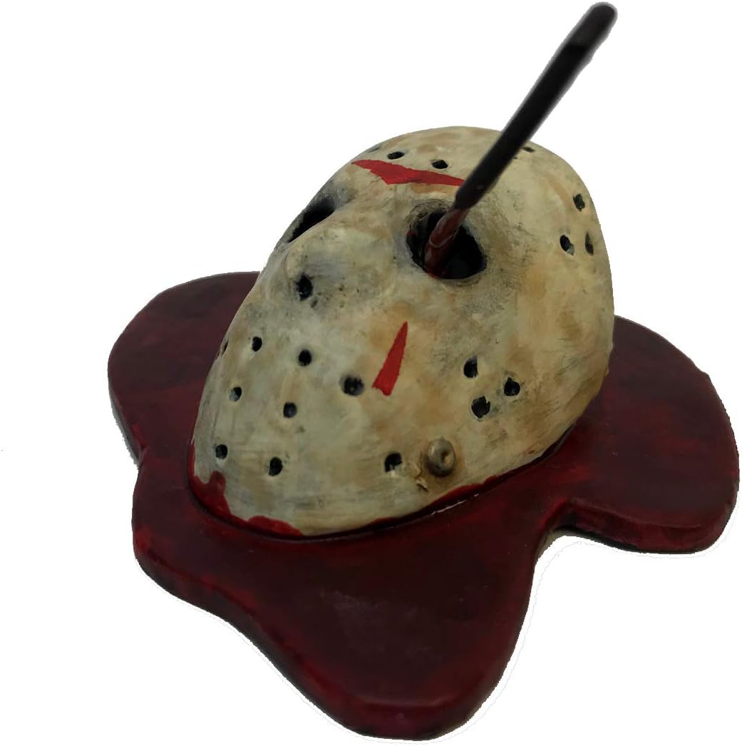 KUZOS Horror Miniature Collectible Jason Voorhees Mask, Mulitcolor