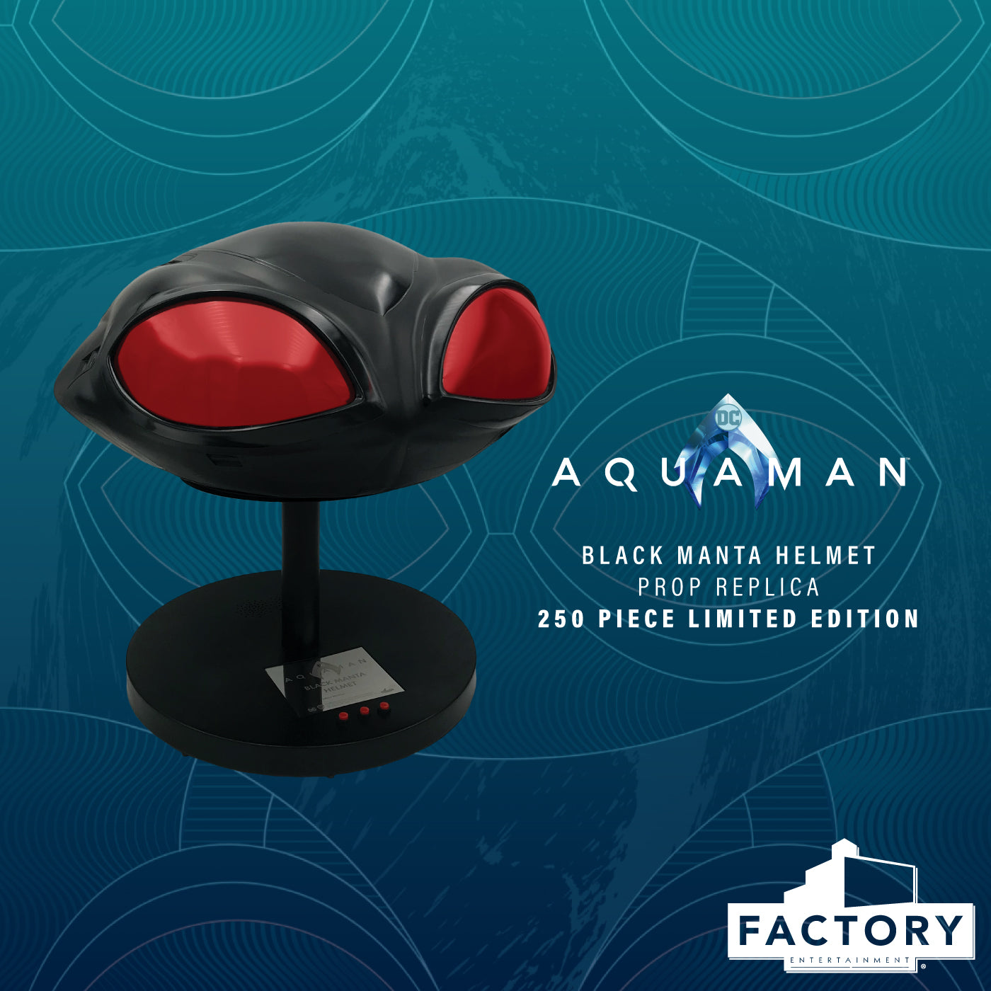 Aquaman - Black Manta Helmet Limited Edition Prop Replica