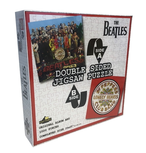 The Beatles - Sgt Pepper Double Sided Album Art Jigsaw Puzzle