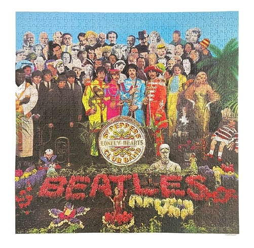 The Beatles - Sgt Pepper Double Sided Album Art Jigsaw Puzzle