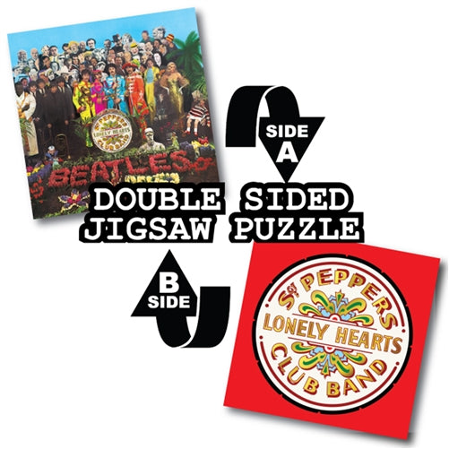 The Beatles - Sgt Pepper Double Sided Album Art Jigsaw Puzzle