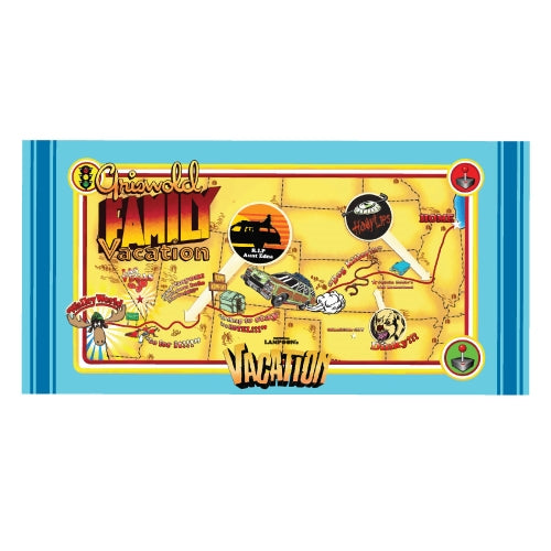 National Lampoon's - Vacation Map Beach / Bath Towel