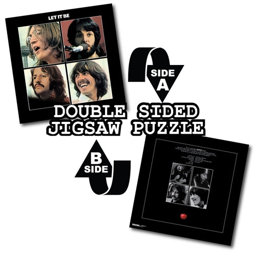 The Beatles - Let It Be Double Sided Album Art Jigsaw Puzzle