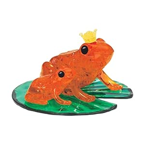 Crystal 3D Crystal Puzzle Frogs (Orange)