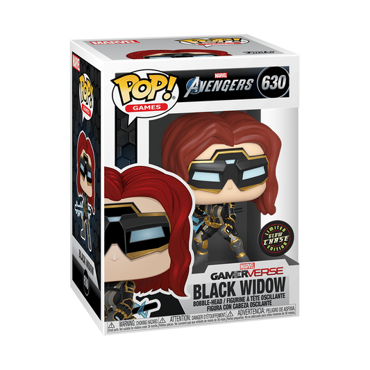 Funko Pop! Marvel: Avengers Game - Black Widow (Chase)