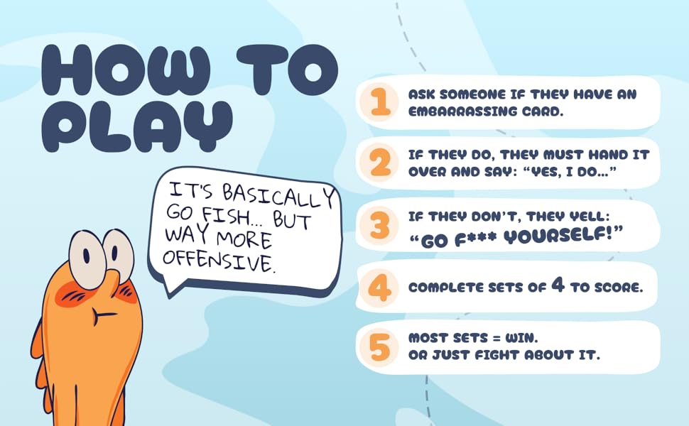 Go F Yourself! – The Grown Up Go Fish Card Game You've Always Wanted