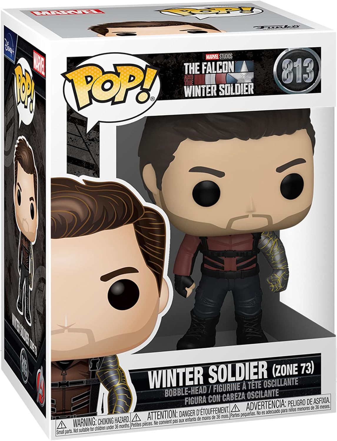 Funko POP! Marvel: The Falcon & Winter Soldier - Winter Soldier (Zone 73