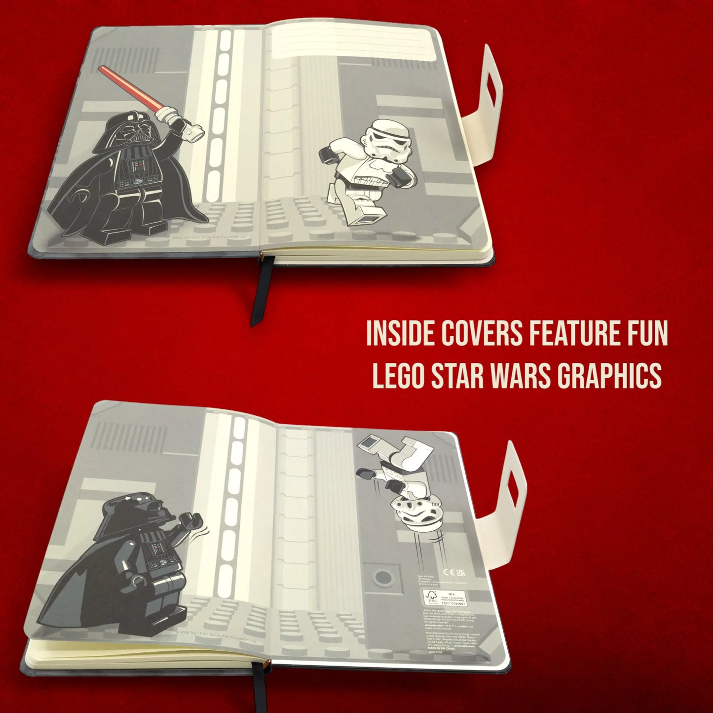 LEGO® Star Wars™ Dotted Notebook with Lightsaber™ Gel Pen - Darth Vader™
