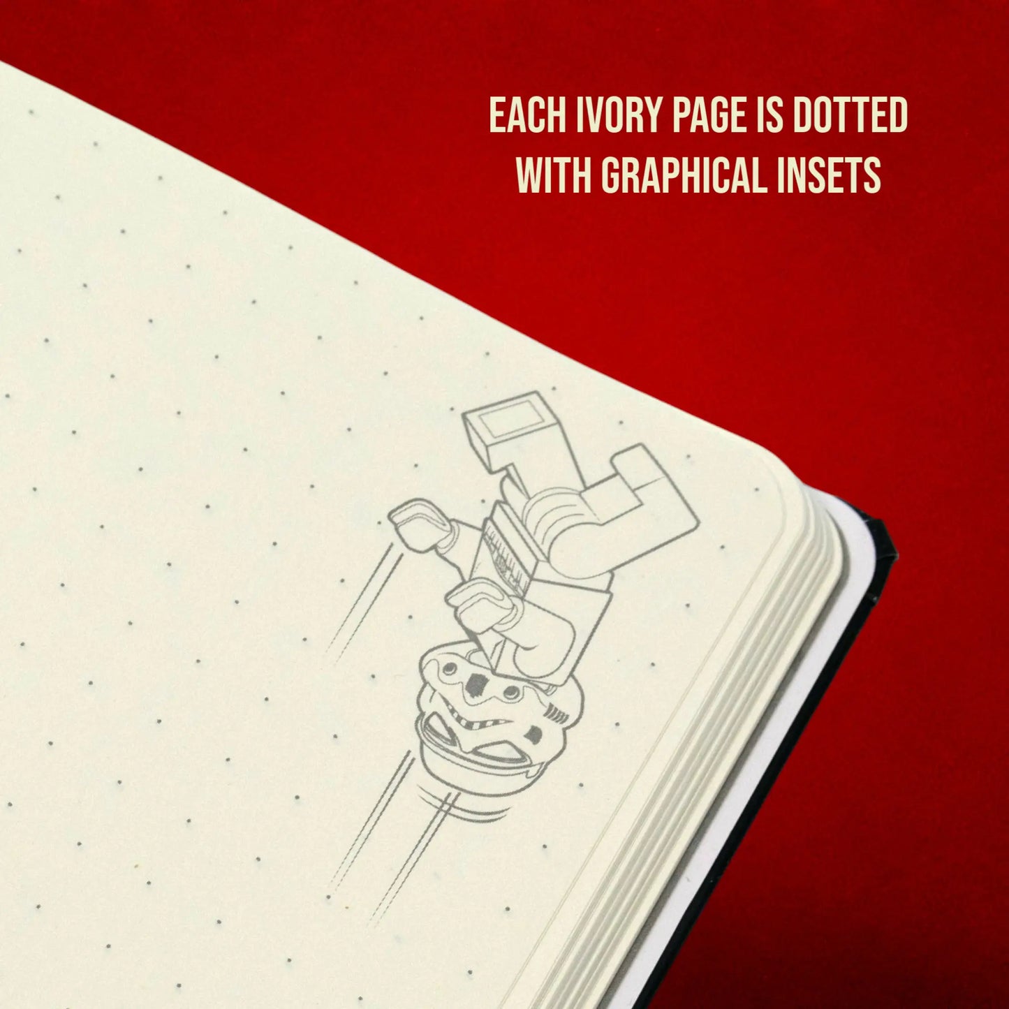LEGO® Star Wars™ Dotted Notebook with Lightsaber™ Gel Pen - Darth Vader™