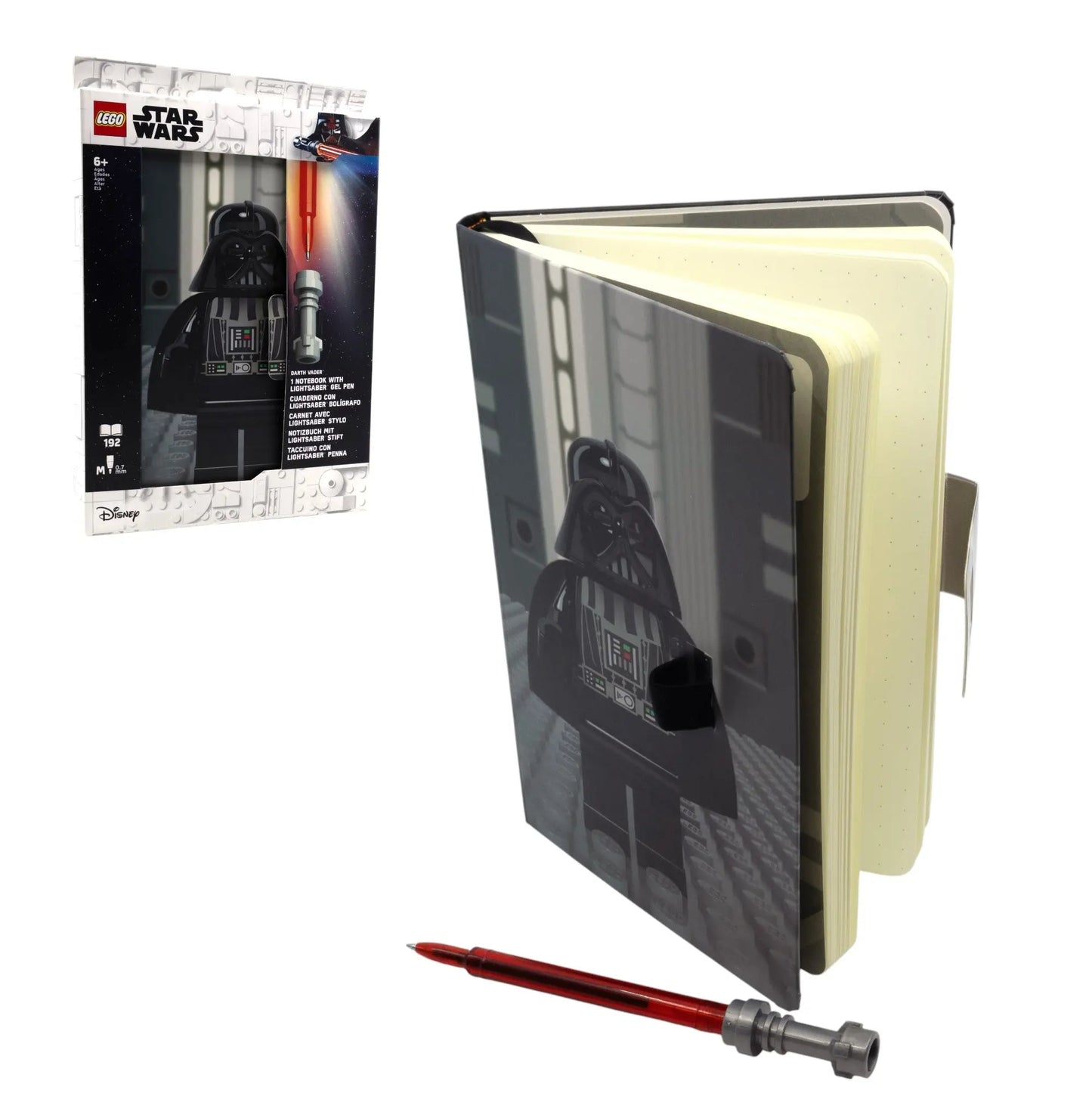 LEGO® Star Wars™ Dotted Notebook with Lightsaber™ Gel Pen - Darth Vader™