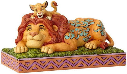 Disney Traditions: Simba & Mufasa Figurine - Retired