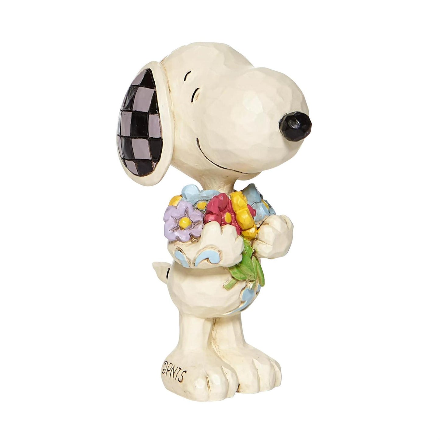 Peanuts by Jim Shore: Mini Snoopy with Flowers