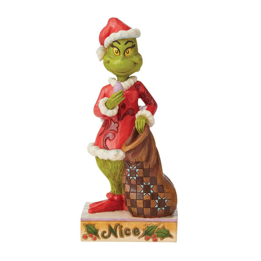 Jim Shore Dr. Seuss: Grinch Two-Sided Naughty/Nice