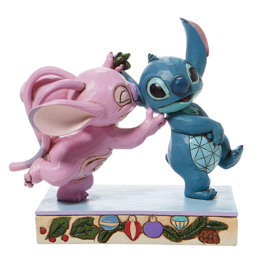 DIsney Traditions: Angel and Stitch Mistletoe