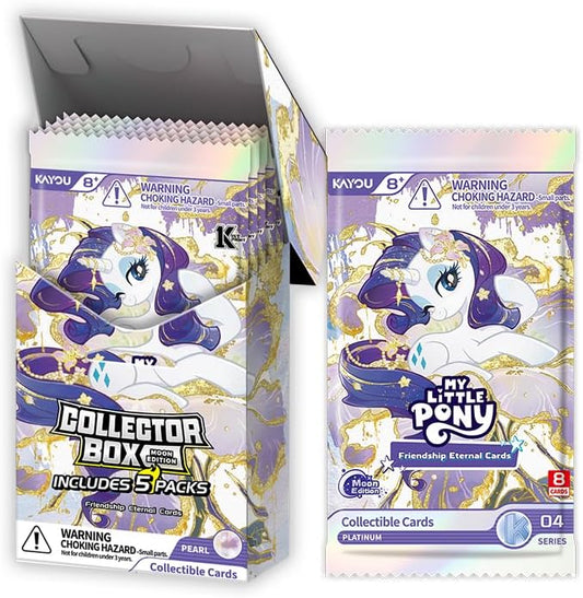 My Little Pony Friendship Eternal Moon Edition Series 4 Collector Box Trading Card 5-Pack