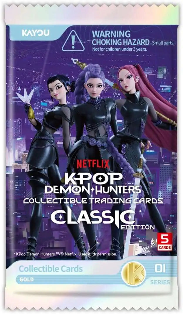 **Pre-Order** - KPop Demon Hunters World Tour Classic Edition Trading Card Collector Box [10 Packs]
