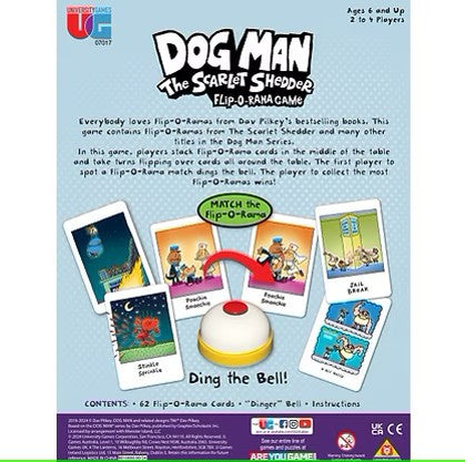 Dog Man The Scarlet Shedder Flip-O-Rama Game