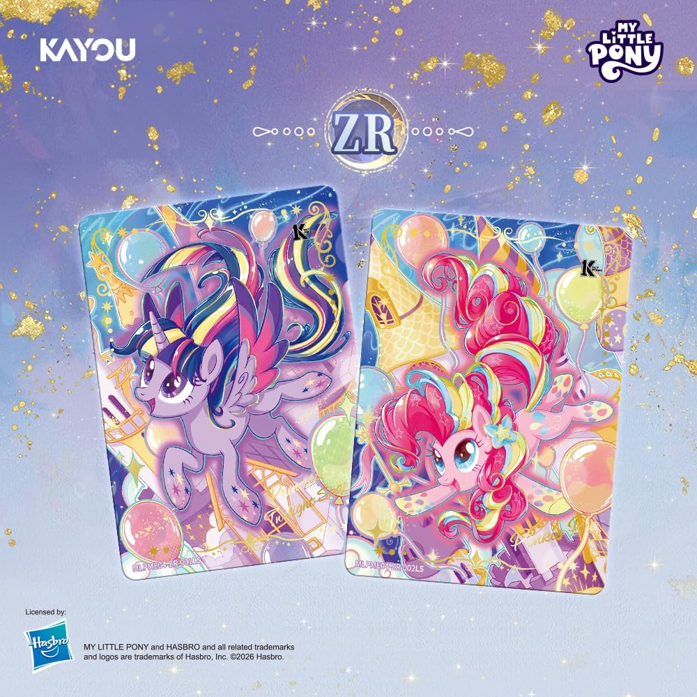 My Little Pony Friendship Eternal Moon Edition Series 4 Collector Box Trading Card 5-Pack