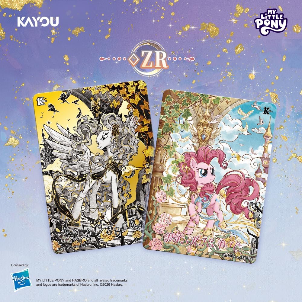 My Little Pony Friendship Eternal Moon Edition Series 4 Collector Box Trading Card 5-Pack