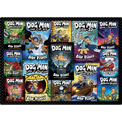 Dog Man 300 Piece Puzzle-Compilation Cover